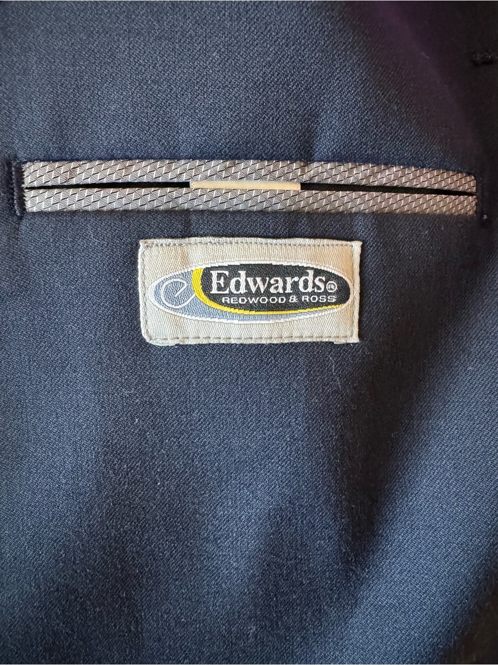Edwards Navy Blue Wool Blend Blazer Jacket
Woman’s Size 16T NWT - Picture 8 of 15